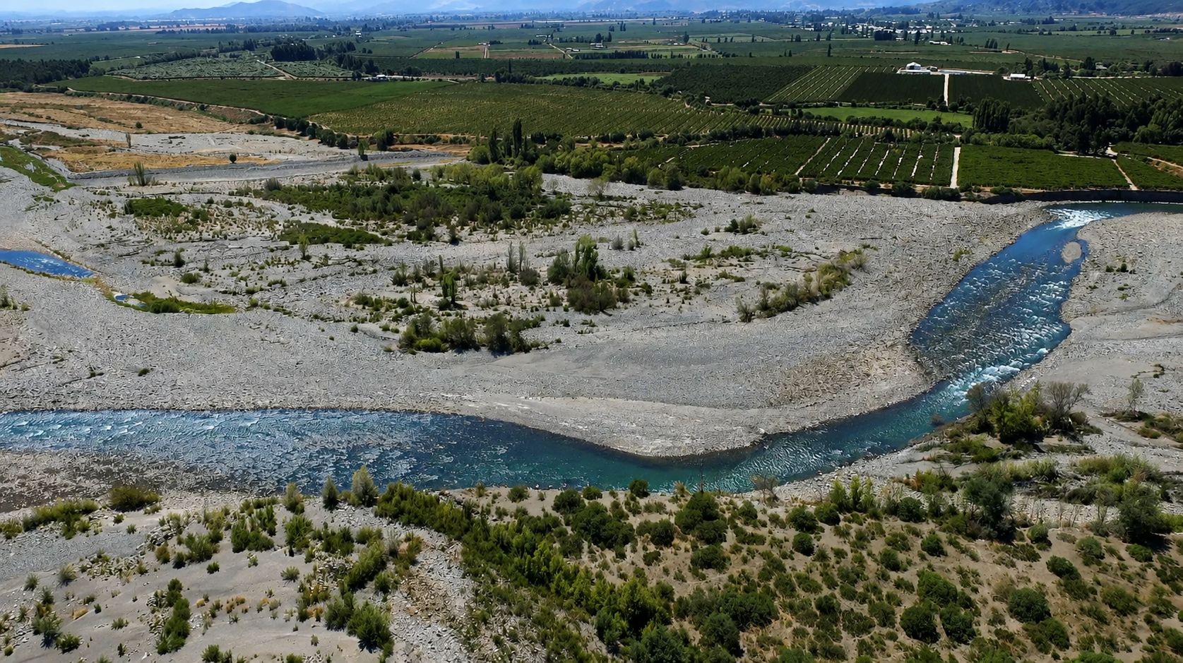 Zona de áridos y material